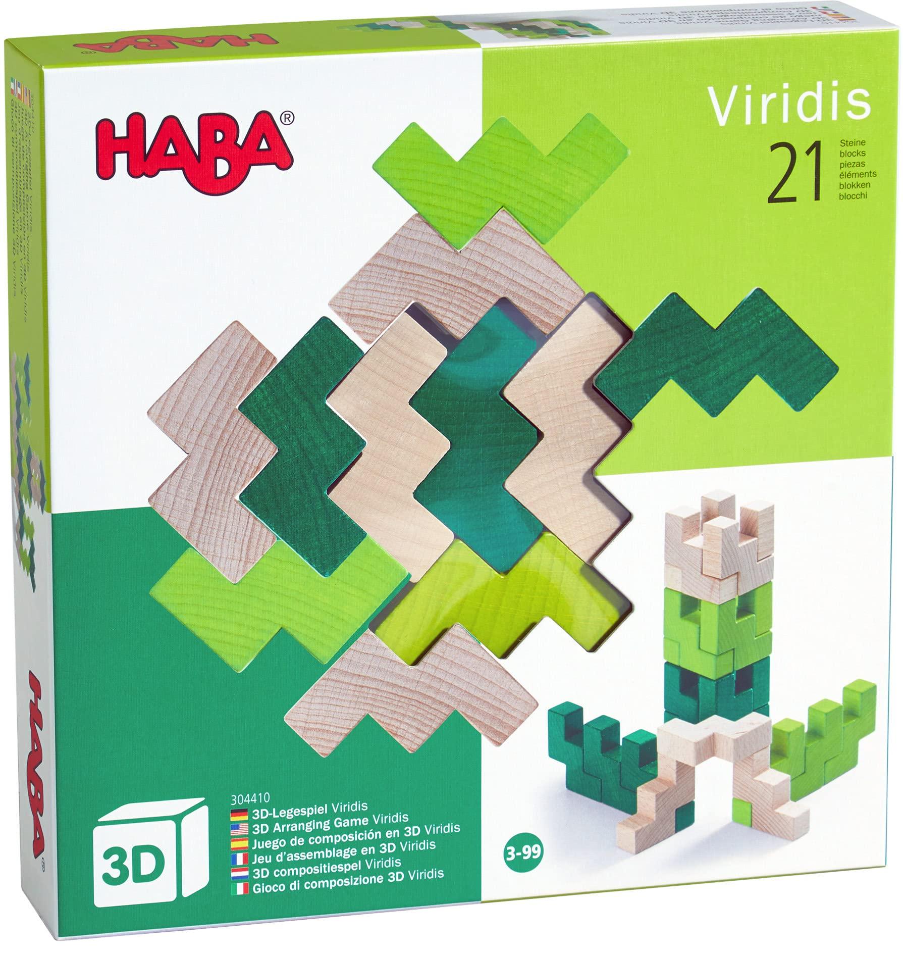 Haba: drewniana układanka 3D Virdis - Noski Noski