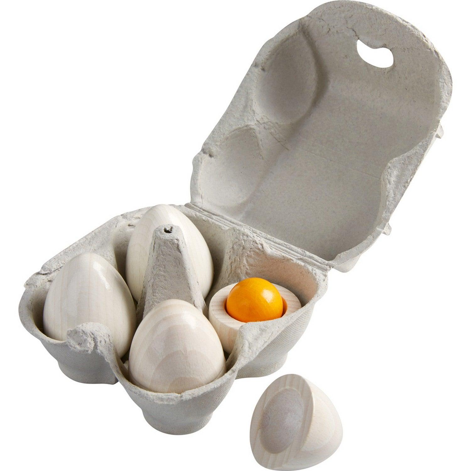 Haba: drewniane jajka w wytłoczce - Noski Noski