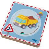Haba: drewniane puzzle warstwowe Na Budowie - Noski Noski