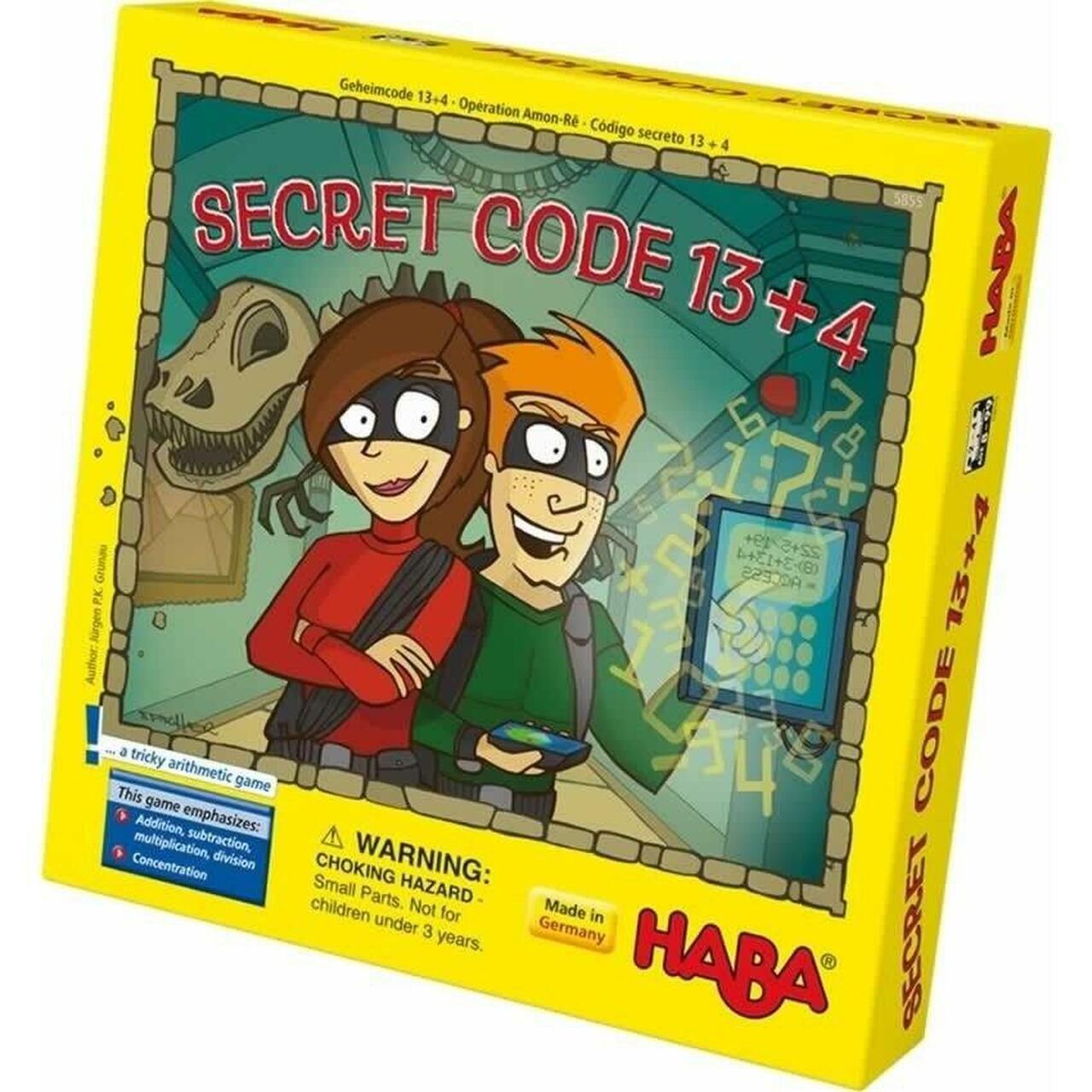 Haba: gra arytmetyczna sekretny kod Secret Code 13+4 - Noski Noski