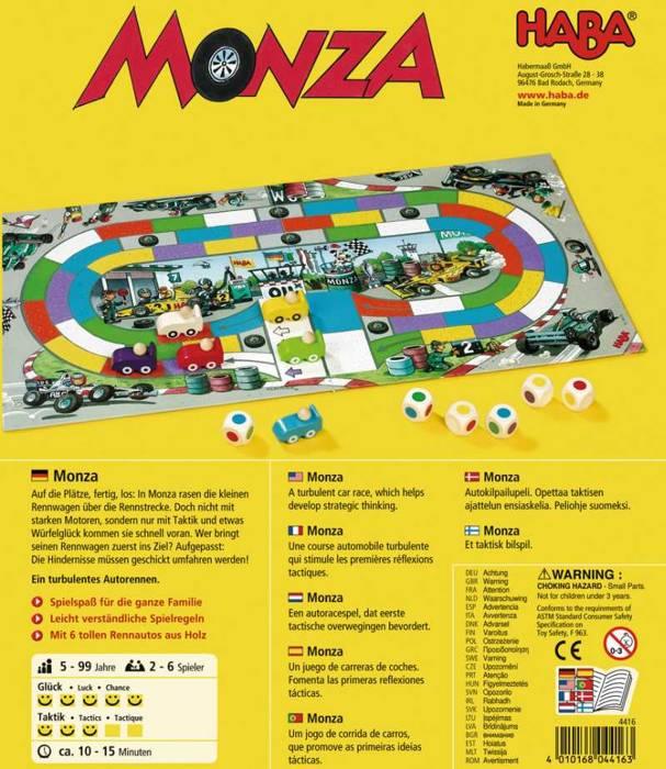 Haba: gra planszowa wyścigi Monza Raid - Noski Noski