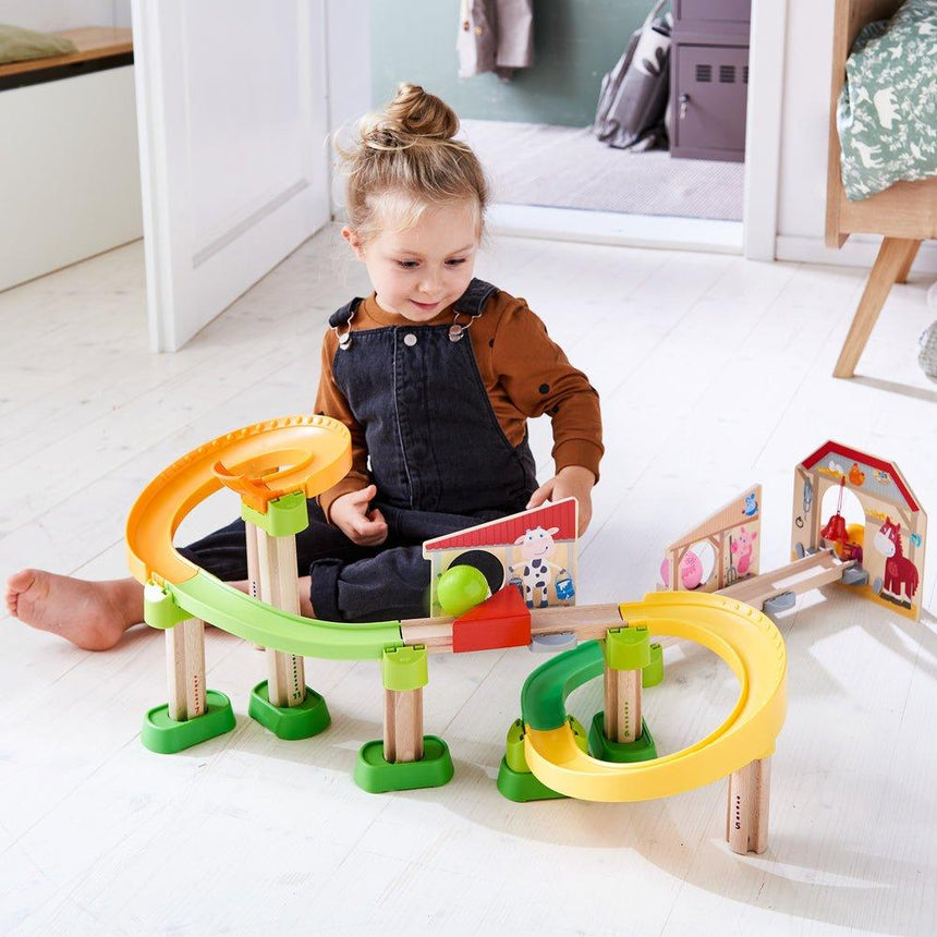 Haba: pierwszy kulodrom Farma Baby Kullerbü - Noski Noski