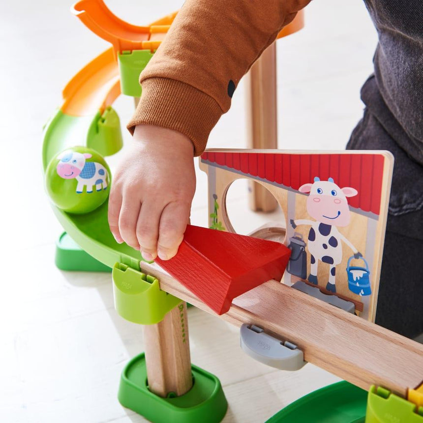 Haba: pierwszy kulodrom Farma Baby Kullerbü - Noski Noski