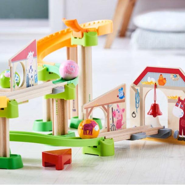 Haba: pierwszy kulodrom Farma Baby Kullerbü - Noski Noski