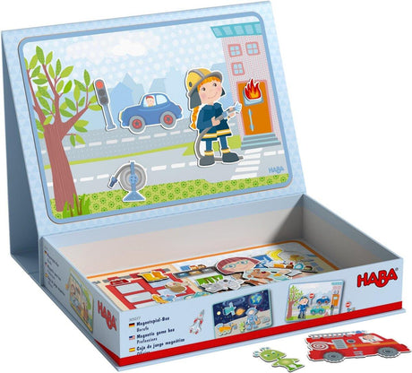 Haba: układanka magnetyczna Zawody - Noski Noski