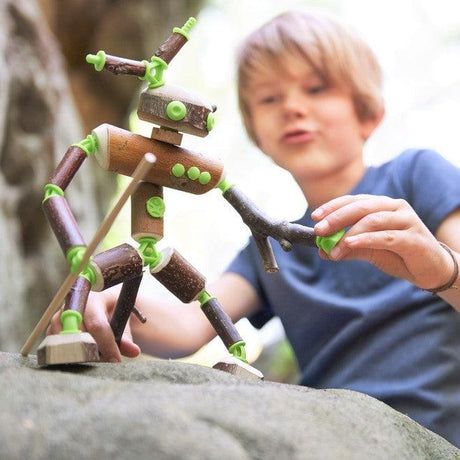 Haba: zestaw konstrukcyjny do patyków figurki Terra Kids Connectors - Noski Noski
