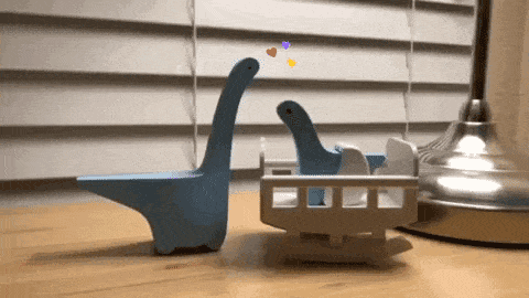 Halftoys: magnetyczny dzidziuś dinozaur do składania Half Baby Dino - Noski Noski