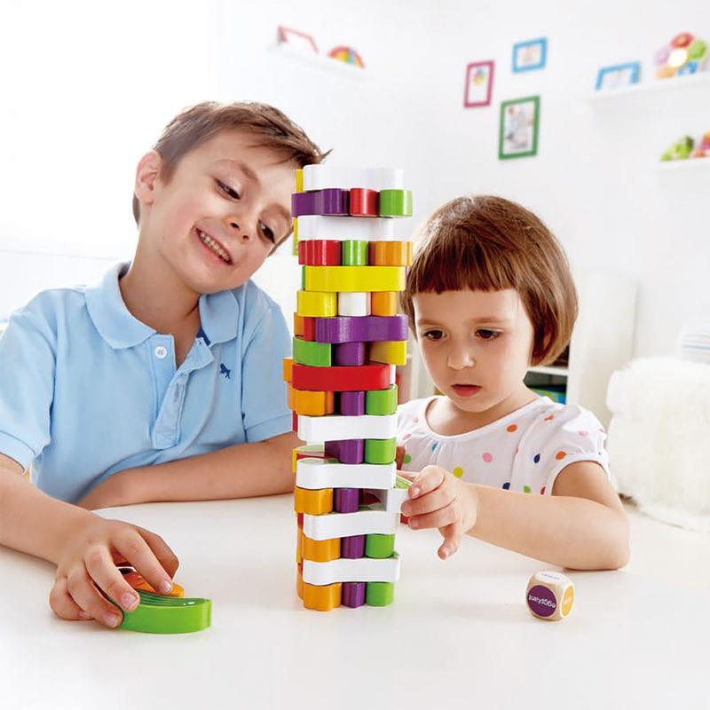Hape: gra zręcznościowa warzywa Stacking Veggie Game - Noski Noski
