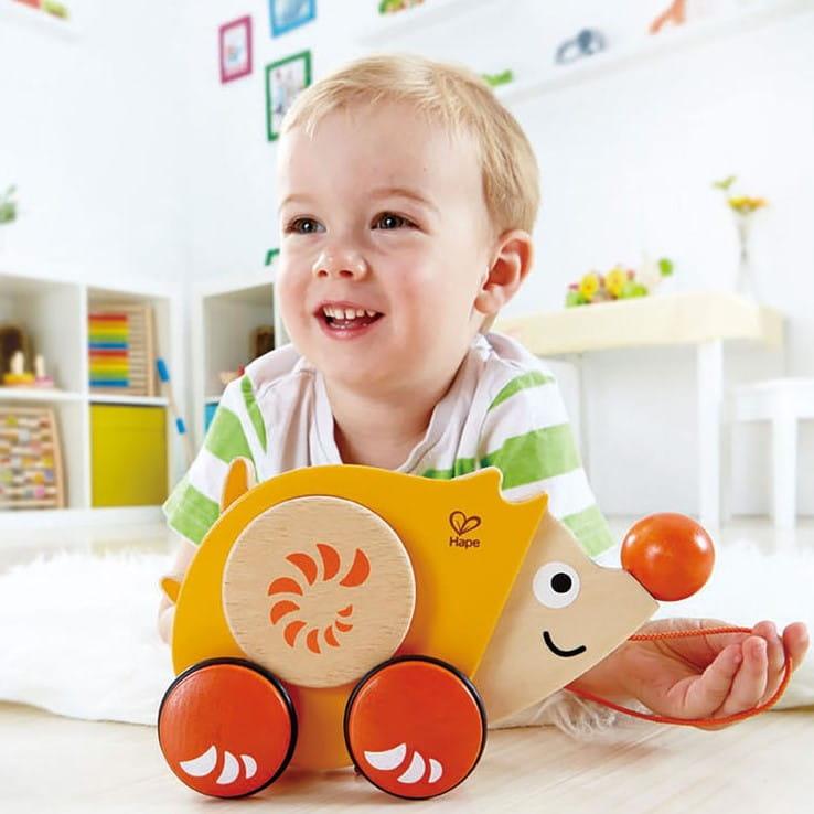 Hape: jeż do ciągnięcia Walk-a-Long Hedgehog - Noski Noski