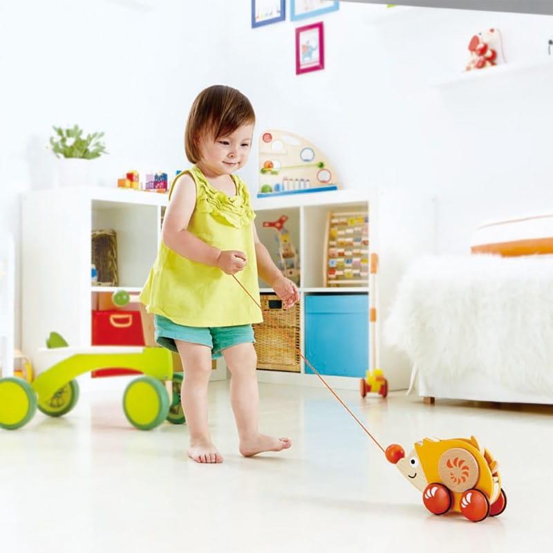 Hape: jeż do ciągnięcia Walk-a-Long Hedgehog - Noski Noski