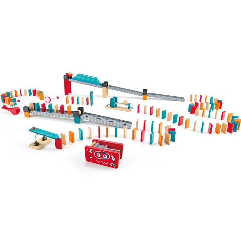 Hape: mega zestaw domino Robot Factory - Noski Noski