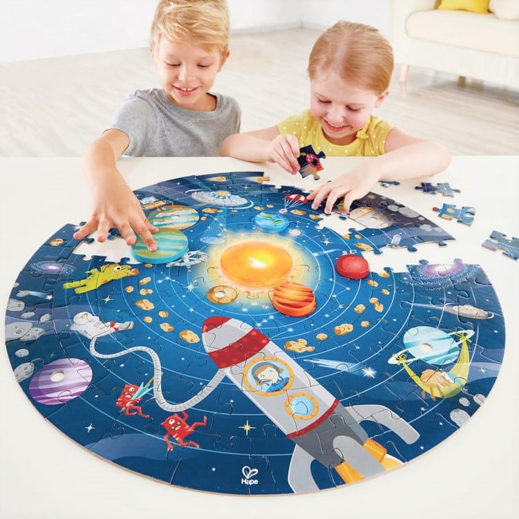 Hape: puzzle z układem słonecznym Solar System - Noski Noski