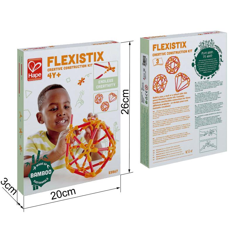 Hape: zestaw konstrukcyjny Flexistix Creative Construction Kit - Noski Noski