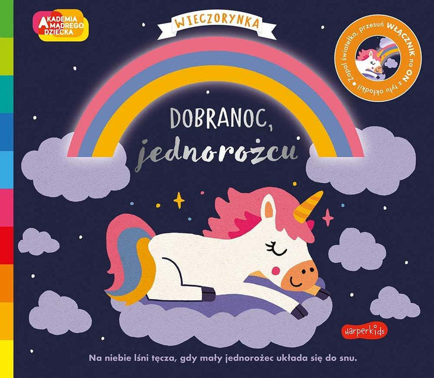 Harperkids: Wieczorynka. Dobranoc Jednorożcu. Seria ze światełkami - Noski Noski