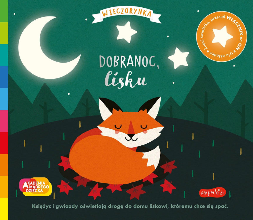 Harperkids: Wieczorynka. Dobranoc Lisku. Seria ze światełkami - Noski Noski