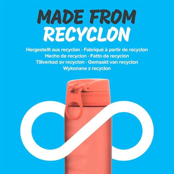 Ion8: butelka na wodę z miarką Coral Motivator 1100 ml - Noski Noski