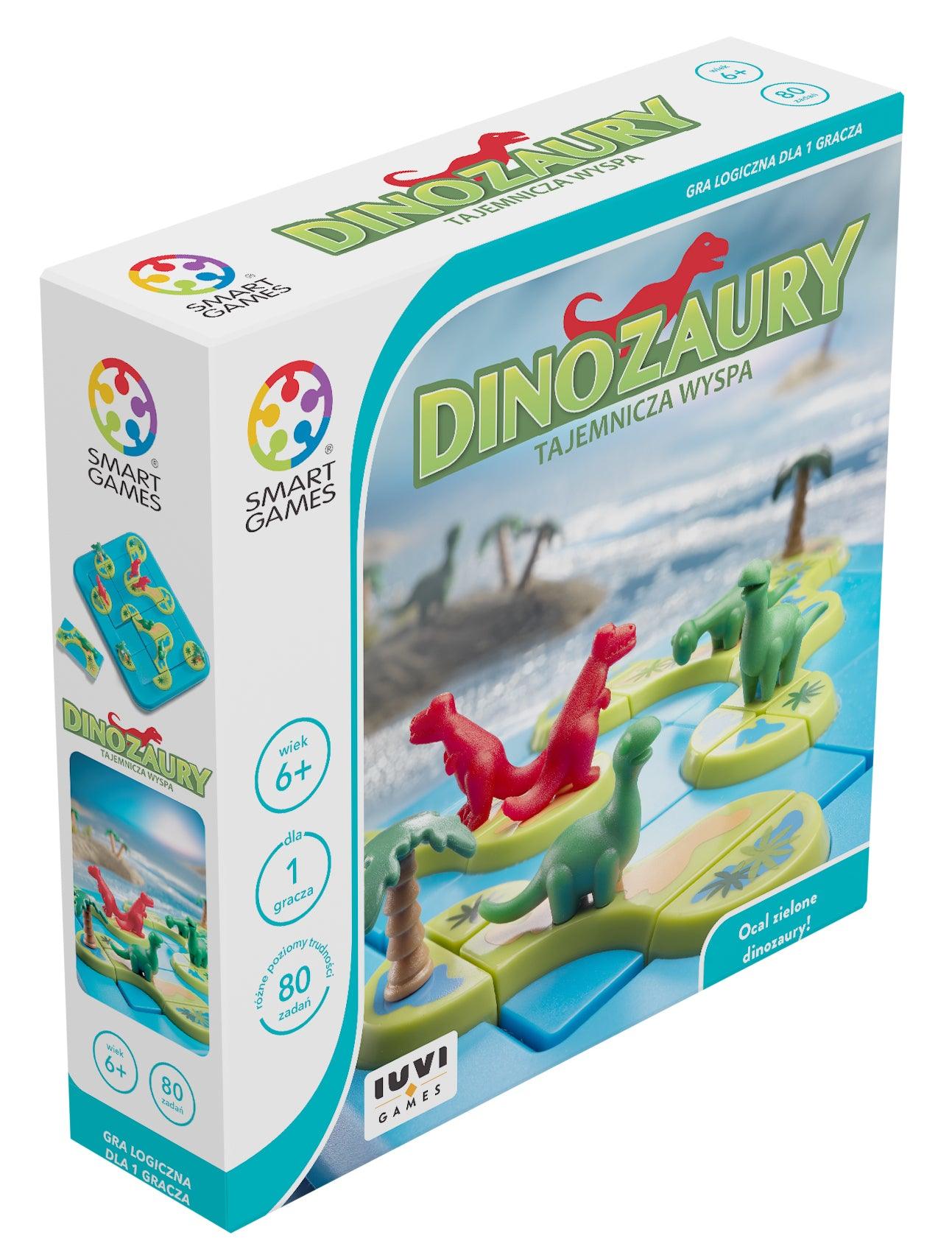 IUVI Games: gra logiczna Dinozaury Tajemnicza Wyspa Kod Smart Games - Noski Noski