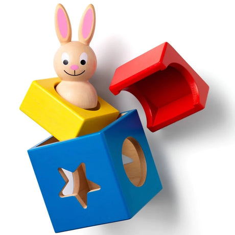 Gra logiczna Iuvi Games, Króliczek Smart, rozwija myślenie maluchów 2-5 lat poprzez zabawę klockami i pojęciami przestrzennymi.