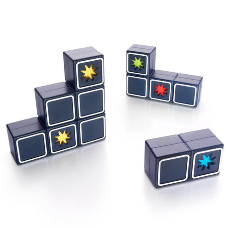 Gry logiczne Iuvi Spadające Gwiazdy Smart Games - magiczna układanka z 80 zadaniami, zmieniająca kolory gwiazd.