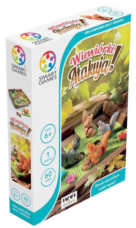 IUVI Games: gra logiczna Wiewiórki Atakują! Smart Games - Noski Noski