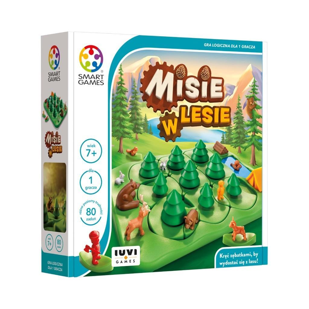 Gra planszowa Misie w Lesie Smart Games - 80 wyzwań dla dzieci od 7 lat -  IUVI Games