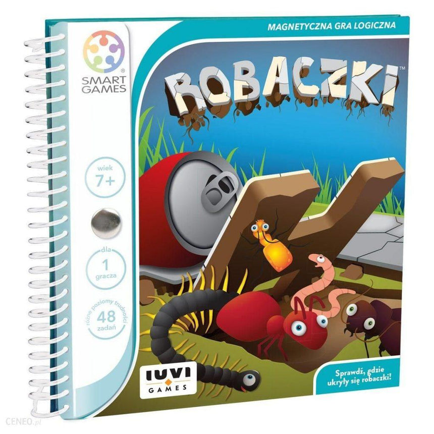 IUVI Games: magnetyczna gra logiczna Robaczki Smart Games - Noski Noski