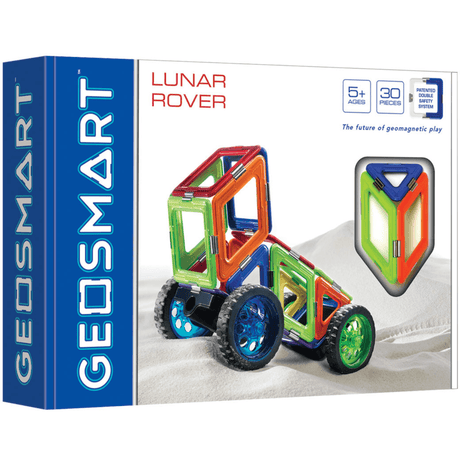 Klocki magnetyczne Iuvi Games Geo Smart Lunar Rover, konstrukcyjne, 30 elementów, rozwijają kreatywność dzieci od 5 lat.