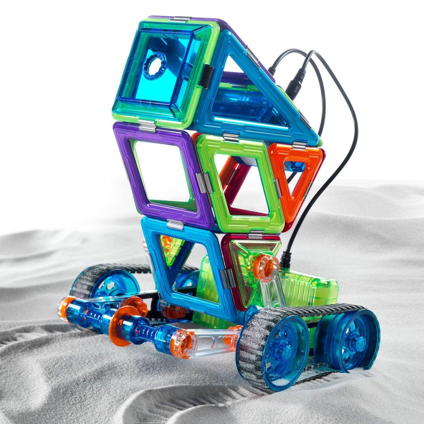 Klocki magnetyczne Iuvi Games Geo Smart Mars Explorer - kreatywna zabawa konstrukcyjna, buduj kosmicznego robota.