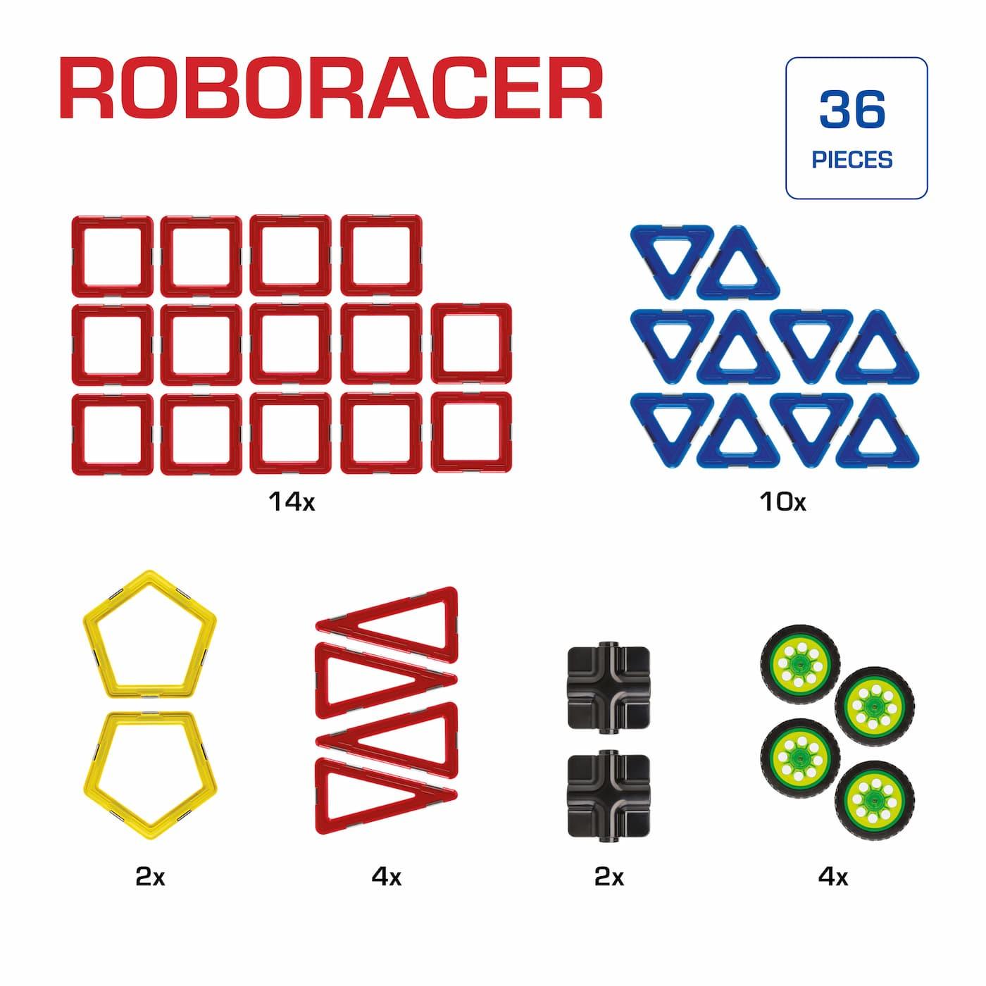 IUVI Games: magnetyczne klocki Geo Smart Robo Racer 36 el. - Noski Noski