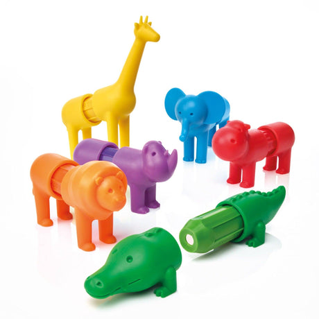 IUVI Games: magnetyczne klocki Smart Max My First Safari Animals - Noski Noski