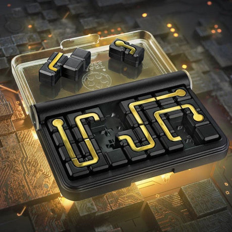 Gra logiczna IQ Circuit Iuvi Games - 120 łamigłówek, 5 poziomów trudności, rozwijająca kreatywność i logiczne myślenie dla dzieci od 8 lat.