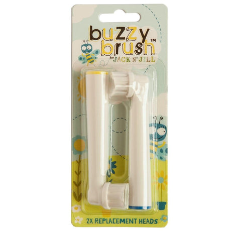 Jack N' Jill: 2 x wymienna końcówka do nowej szczoteczki Buzzy Brush - Noski Noski