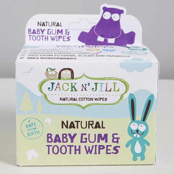 Jack N' Jill: chusteczki do mycia dziąseł i ząbków dla niemowląt Baby Gum & Tooth Wipes - Noski Noski