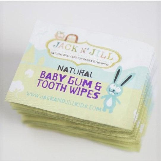 Jack N' Jill: chusteczki do mycia dziąseł i ząbków dla niemowląt Baby Gum & Tooth Wipes - Noski Noski