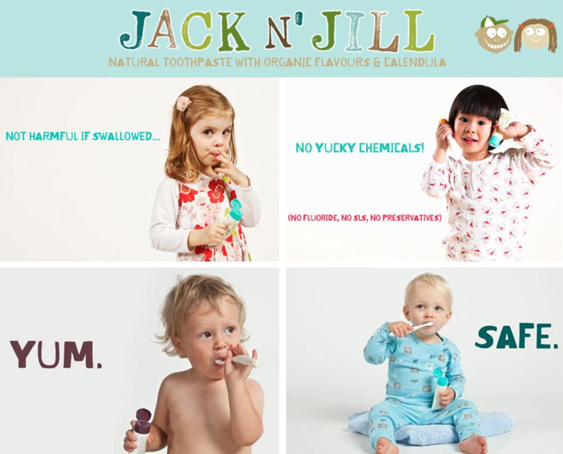 Jack N' Jill: szczoteczka do zębów dla dzieci BIO - Noski Noski