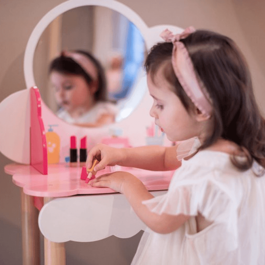 Janod: drewniana toaletka Little Miss - Noski Noski
