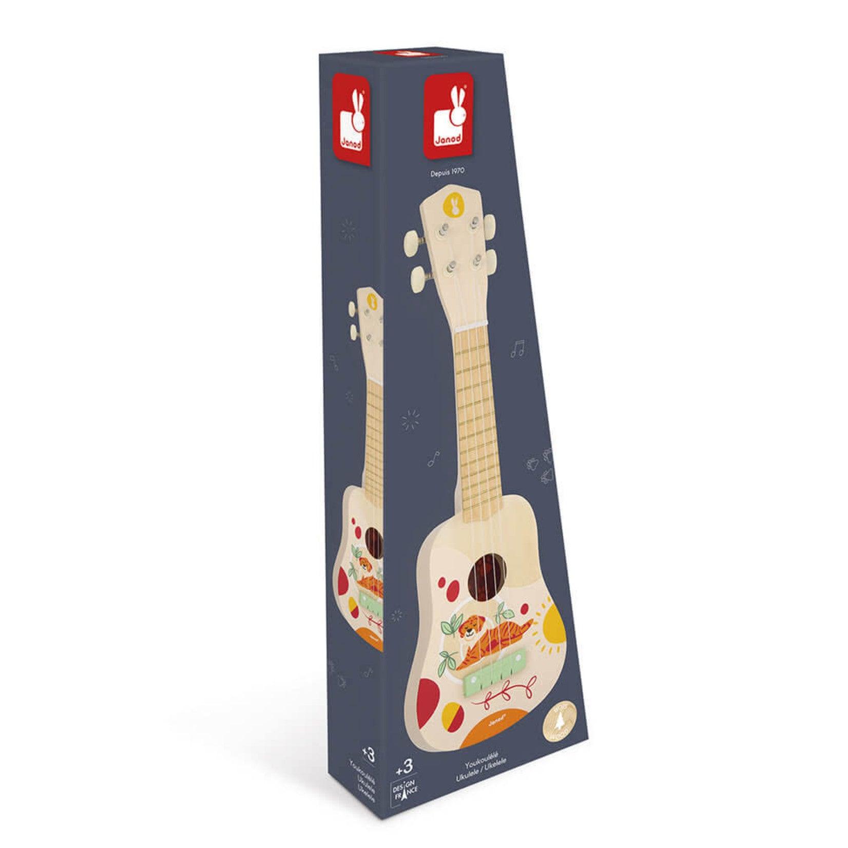 Janod: drewniany instrument ukulele Sunshine - Noski Noski