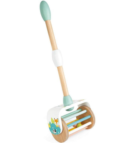 Janod: drewniany pchacz walec Pure Push-Along Toy - Noski Noski
