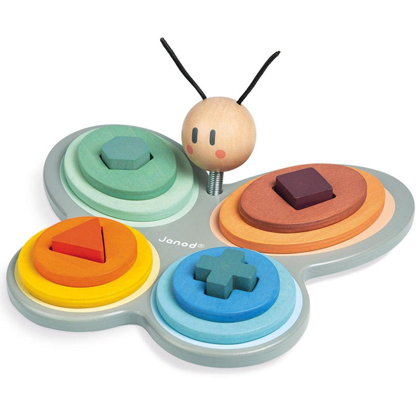 Janod: drewniany sorter motyl Sweet Cocoon - Noski Noski