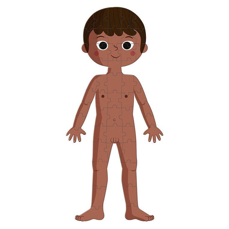 Janod: gigantyczne puzzle edukacyjne Ciało Człowieka - Noski Noski