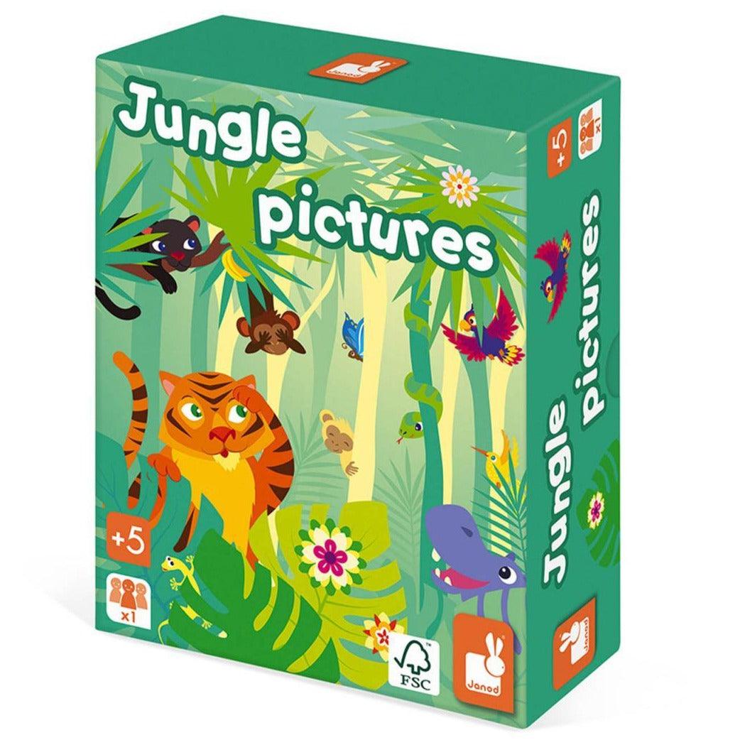Janod: gra pamięciowa dżungla Jungle Pictures - Noski Noski