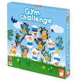 Gra planszowa dla dzieci Janod Gym Challenge - strategiczna gimnastyka z owcami i wilkami, rozwijająca logiczne myślenie.