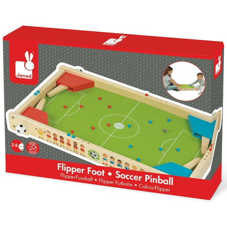 Janod: gra zręcznościowa pinball Flipper Foot - Noski Noski