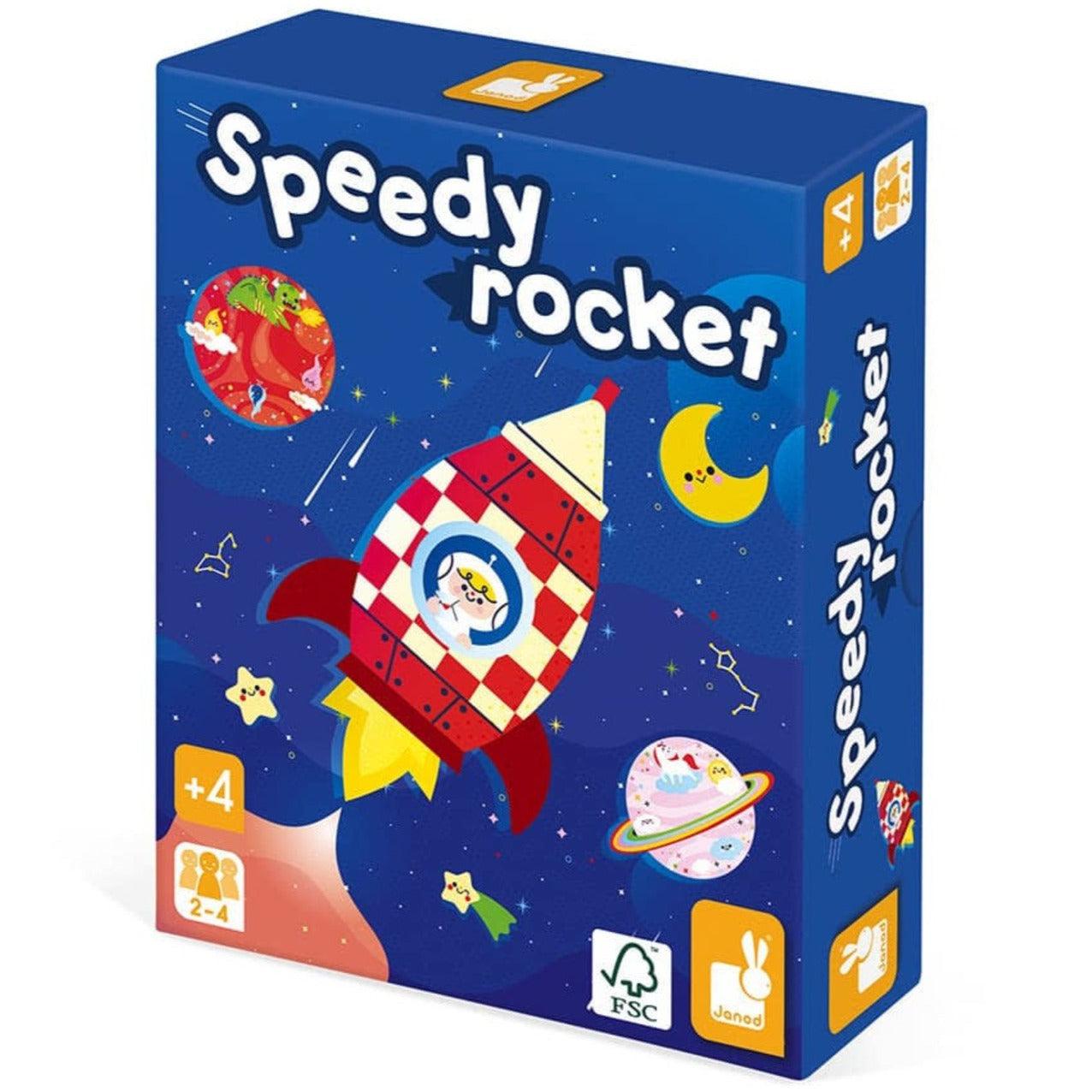 Janod: gra zręcznościowa rakieta Speedy Rocket - Noski Noski