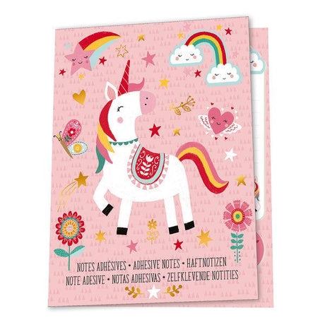 Karteczki samoprzylepne Janod Adhesive Notes - kolorowe wzory idealne do notowania, zaznaczania i dekorowania dla dzieci.