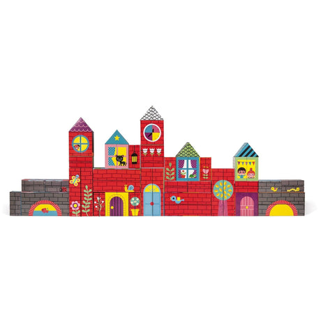 Janod: klocki domki i postacie 35 Giant Blocks - Noski Noski