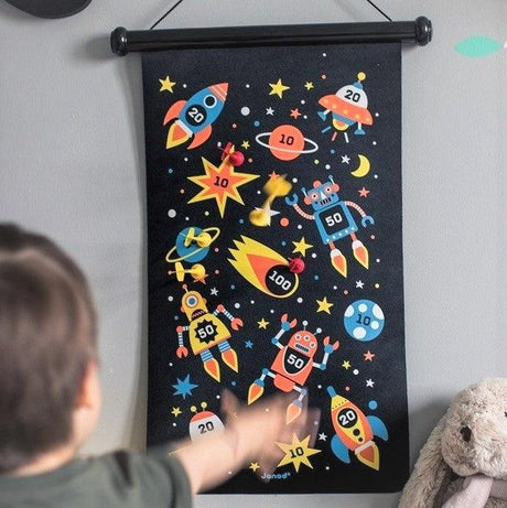 Janod: magnetyczna gra zręcznościowa rzutki Roboty - Noski Noski