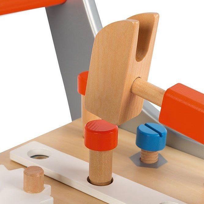 Janod: magnetyczny warsztat z narzędziami DIY Trolley Brico - Noski Noski