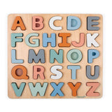 Janod: puzzle drewniane alfabet z tablicą Sweet Cocoon - Noski Noski