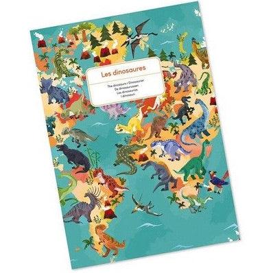 Janod: puzzle edukacyjne z figurkami Dinozaury 200 el. - Noski Noski